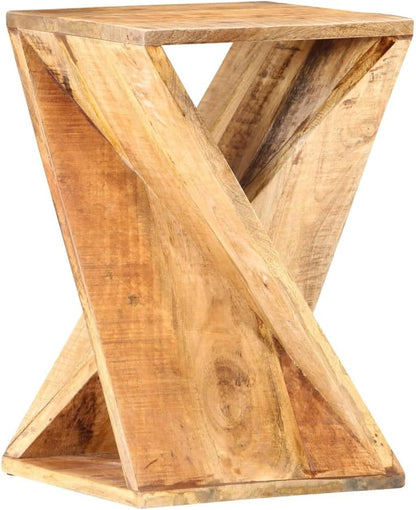 vidaXL Solid Mango Wood Side Table Table Side Table Side Table Side Table Side Furniture Coffee Table Living Room Table Coffee Table Plant Table