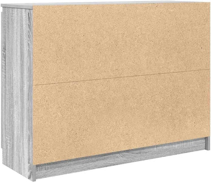 Sideboard – Dressoir – Opbergkast – Halmeubel – Buffetkast – Grijs Sonoma – Stevig Bewerkt Hout – Ruime Opbergruimte Met Laden En Deuren