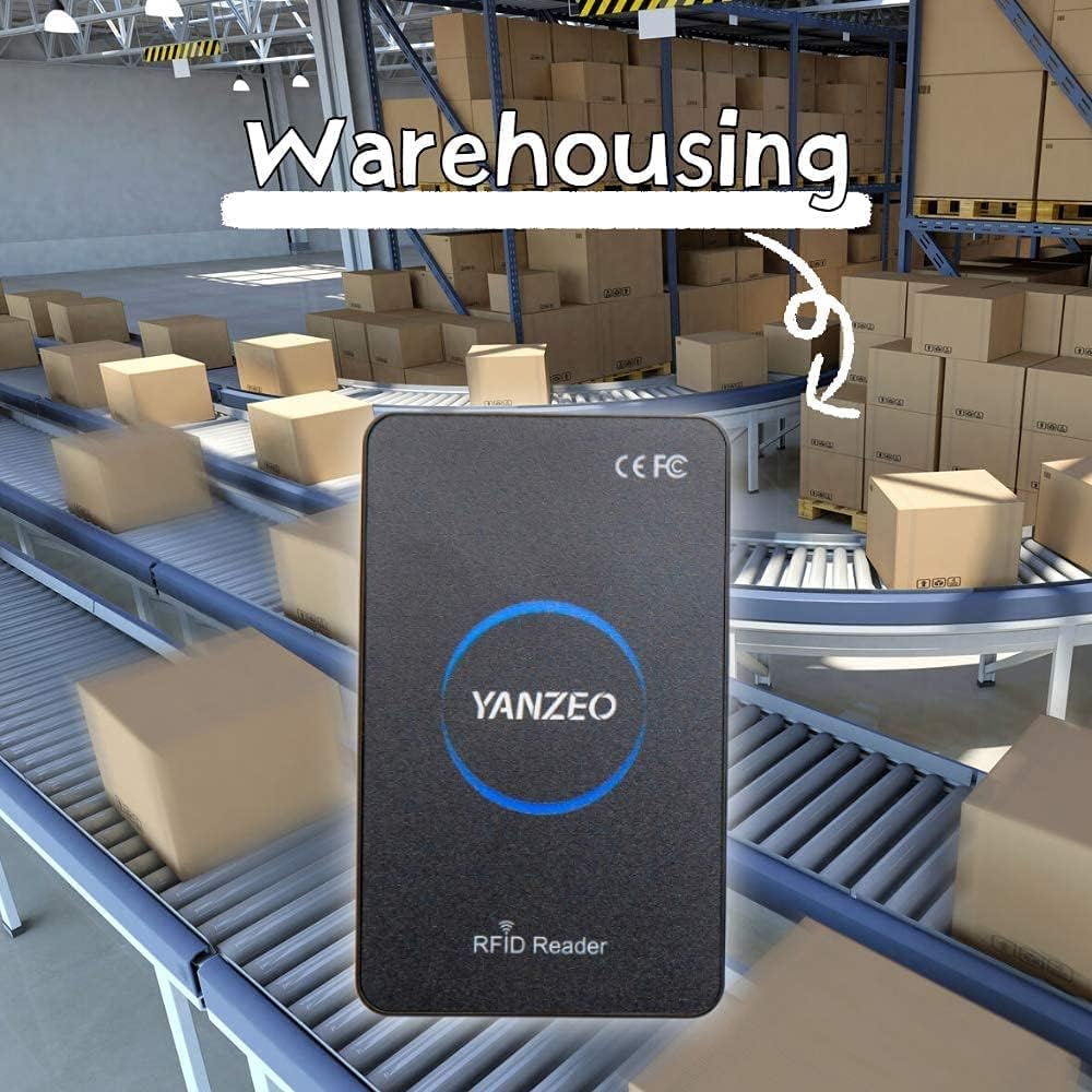 Yanzeo SR360 865Mhz ~ 915 Mhz Desktop UHF RFID Kaartlezer Writer Toegangscontrole Systeem POS Warehousing met Toetsenbord Emulatie Output