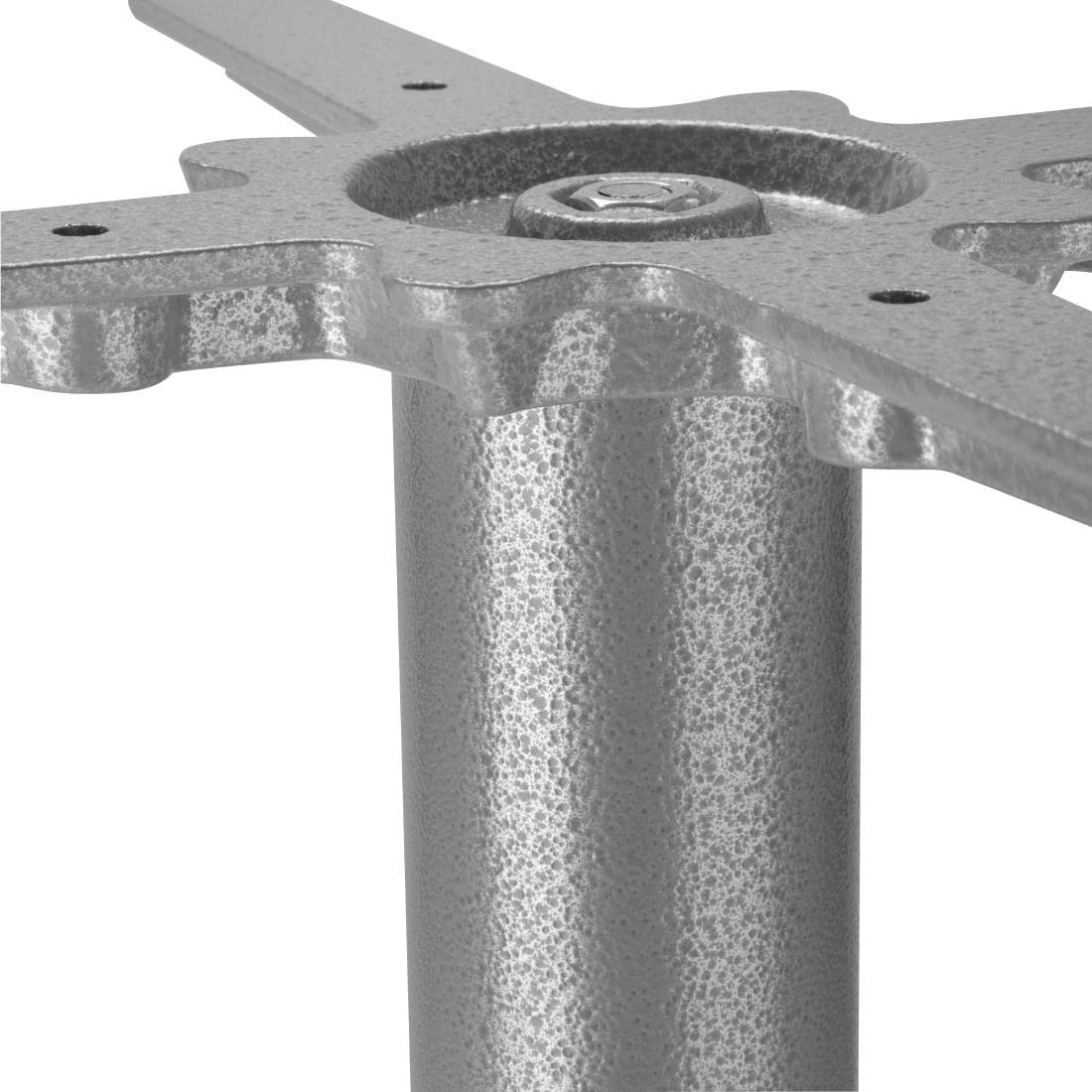Bolero gietijzeren tafelvoet, zware uitvoering, grijs, bars en eetruimtes, clubs, restaurants, cafés en pubs, Afmetingen: 611(W)x720(H)mm, FT028