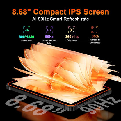 Blackview Active 5 Rugged Tablet met Android 15, 8 inch, 24 GB + 128 GB + 2 TB tablet, 6600 mAh robuuste smartphone, luidspreker 2 W x 2, IP68/69K robuuste tablets, Dual SIM, 4G LTE, 5G wifi, GPS, OTG