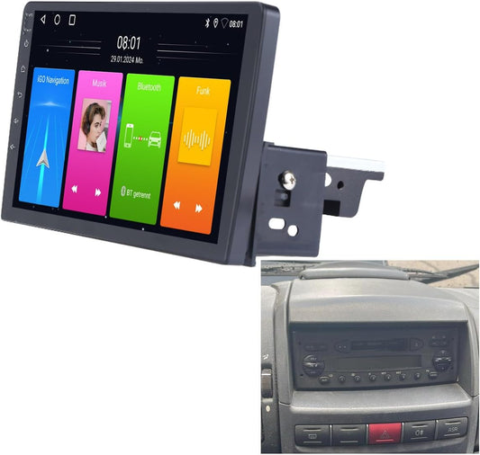 9 ''AHD Multimedia GPS Sat Navigatie Navigator Canbus Autoradio Autoradio Speler CarPlay Android Achteruitrijcamera Compatibel met Citroen Jumper Bus Kasten 244 Z ZAF/Fiat Ducato Furgon/Peugeot Boxer