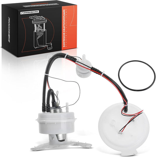 Frankberg Brandstofpomp, benzinepomp, brandstoftoevoereenheid, module, set, 4 + 2-polig, compatibel met 5-serie Touring F11 5-serie F10 6 Gran Coupe F06, vervanging # 16117260640
