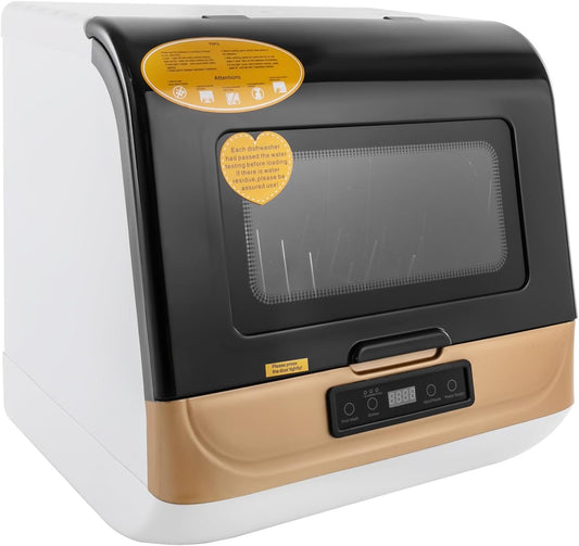 Multifunctional table-dishwasher gold modern rectangular PP ABS stainless steel touch control 800W