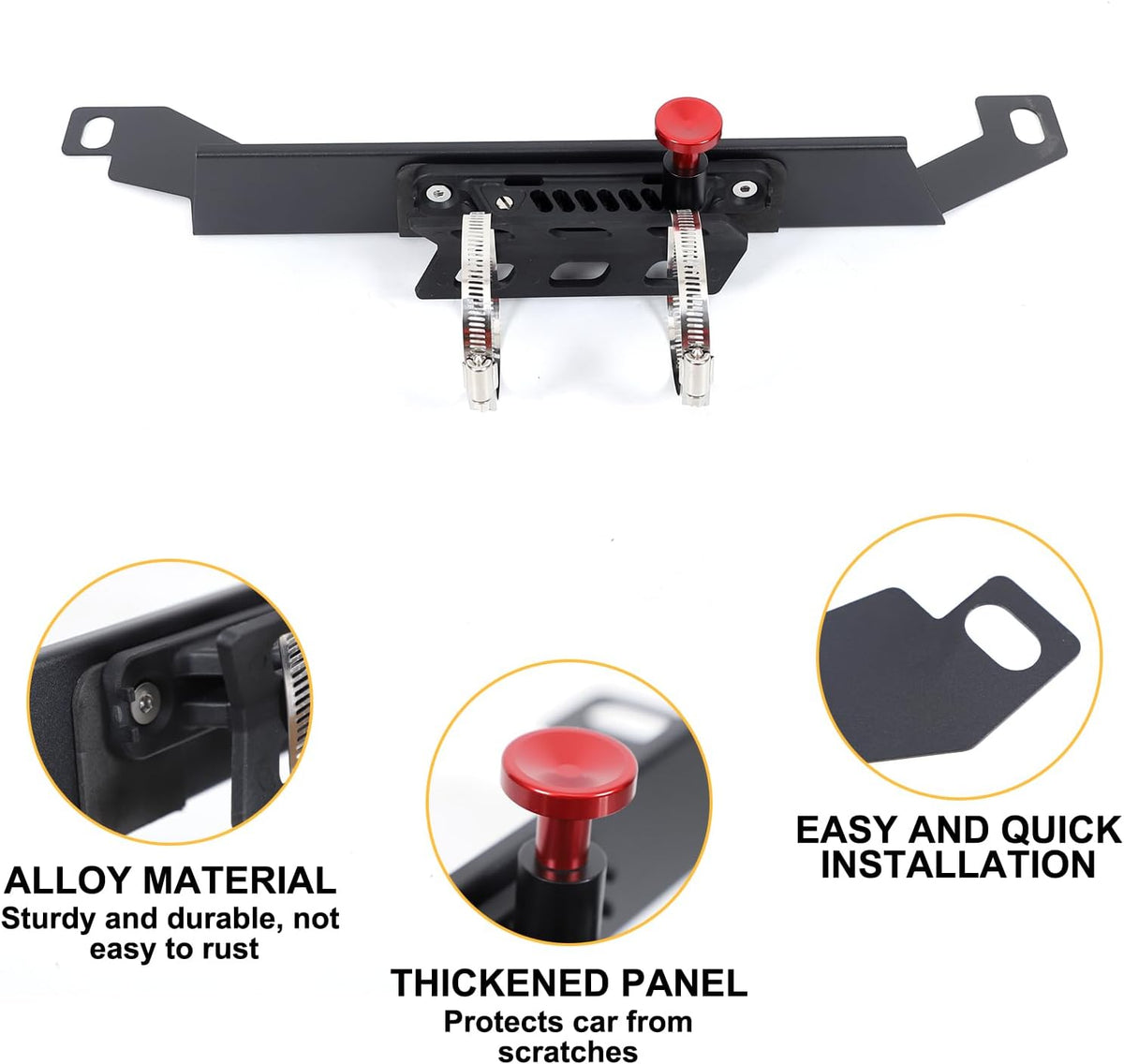 Onder Co-Pilot Seat Brandblusser Montagebeugel Compatibel met SEAT Leon 2008-2012 Aluminium Verstelbare Quick Release Roll Bar Brandblusser Fleshouder