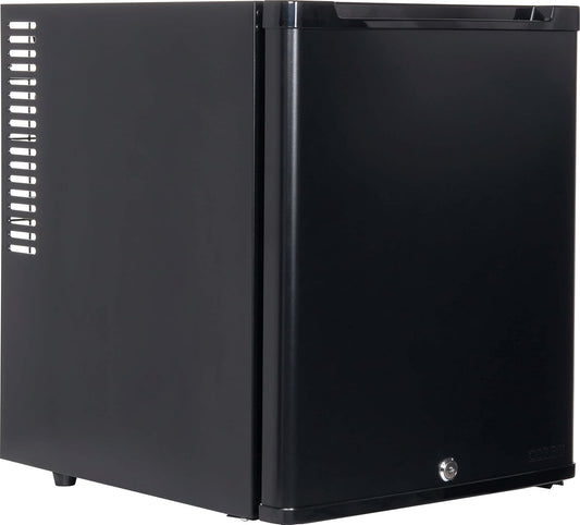 Corby Eton 35L afsluitbare minibar in zwart – EU-stekker