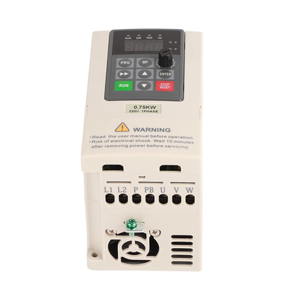 VFD, eenfasige ingangs-/uitgangs-omvormer met variabele frequentieaandrijving met PAM-besturing 220 V serie JLS-E-2S voor spindeltoerental, vermogensomvormer (0,75 mm)