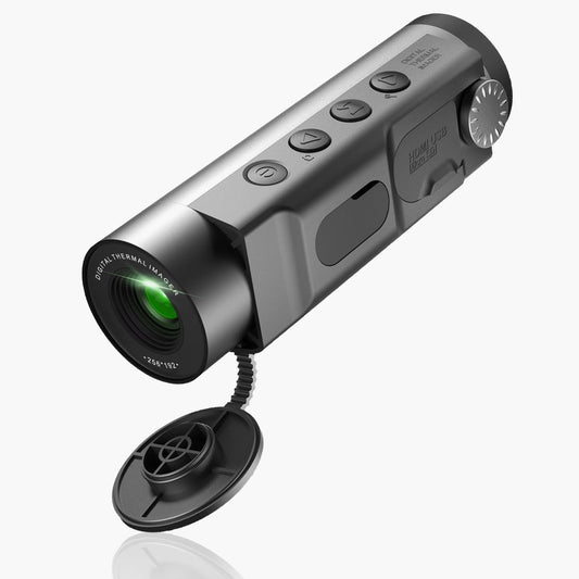 MiLESEEY TNV10 handheld warmtebeeldcamera voor jacht, met 256x192 (25Hz) @12μm warmtebeeldobjectief en foto's en video's opnemen, 5 kleurpaletten voor elke onderzoeker (11mm)