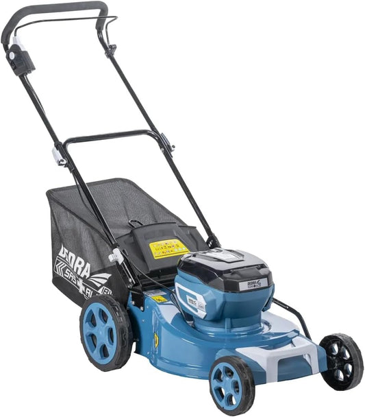 Accugrasmaaier – Elektrische grasmaaier – Draadloze maaimachine – Tuinmaaier – Batterij grasmaaier – Maaibreedte 46 cm – Automatische accu-omschakeling