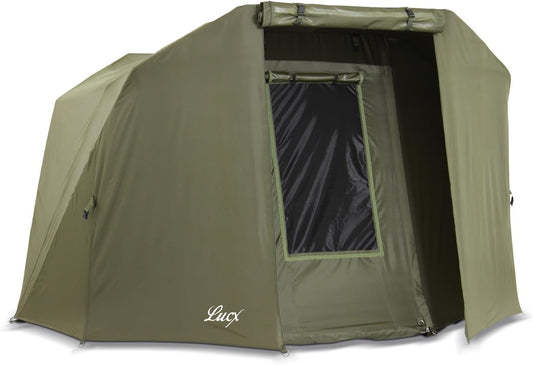 Lucx® Winterskin Overwrap Skin voor Bivvy Coon karpertent 1 tot 2 personen (geen tent alleen gooi), olijfgroen