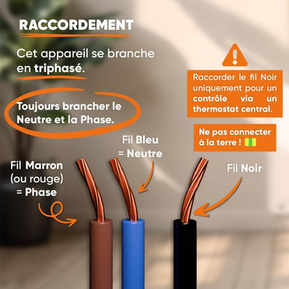 BESTHERM - Bestherm ARIA 1000W Elektrische Verwarming, Keramische Droge Inertie Vaste Radiator, Zwart