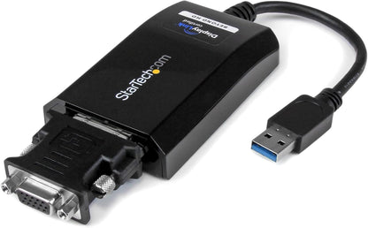 StarTech.com USB 3.0 naar DVI/VGA-adapter - 2048x1152 - Externe video- en grafische kaart - Dual Monitor Display Adapterkabel - Ondersteunt Mac & Windows (USB32DVIPRO)