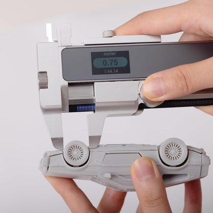 NeoRuler Premium digitale beugelset, NeoCaliper meetgereedschap 30,5 cm, nauwkeurigheid ± 0,10 cm, Amerikaanse Imperial 93, gepersonaliseerde metrische weegschalen