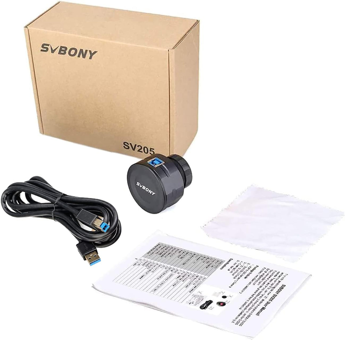 Svbony SV205 Eyepiece Telescope 8MP Astro Color Camera USB 3.0 Digital Planet Camera - QUORE
