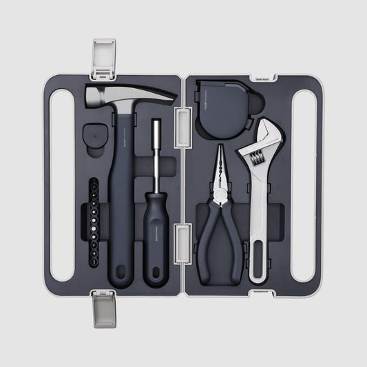 Gereedschapskoffer – Gereedschapsset – Handgereedschap – Huishoudelijke Gereedschapskist – Reparatieset – Compact Ontwerp – Magnetische Bits