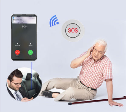 TECPEAK Draadloos huisalarmsysteem, wifi/GSM/4G met sirene-beveiliging, biedt een zeer efficiënte modus ter bescherming van je huis en kantoor (S1-W)