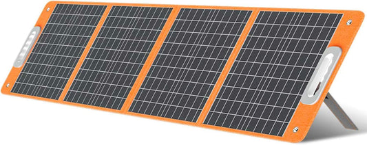 Opvouwbaar Zonnepaneel – Draagbaar Zonnepaneel – Camping Zonnepaneel – Flexibel Solar Paneel – Monokristallijn Paneel – 100 W Vermogen – USB-C Snelladen 65W - QUORE