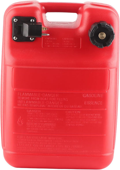 Brandstoftank voor Boot 24 Liter – Buitenboordtank – Benzinetank – Brandstofreservoir – Marine Brandstoftank – Ingebouwd Brandstoffilter – Lekvrije Goed Sluitende Dop