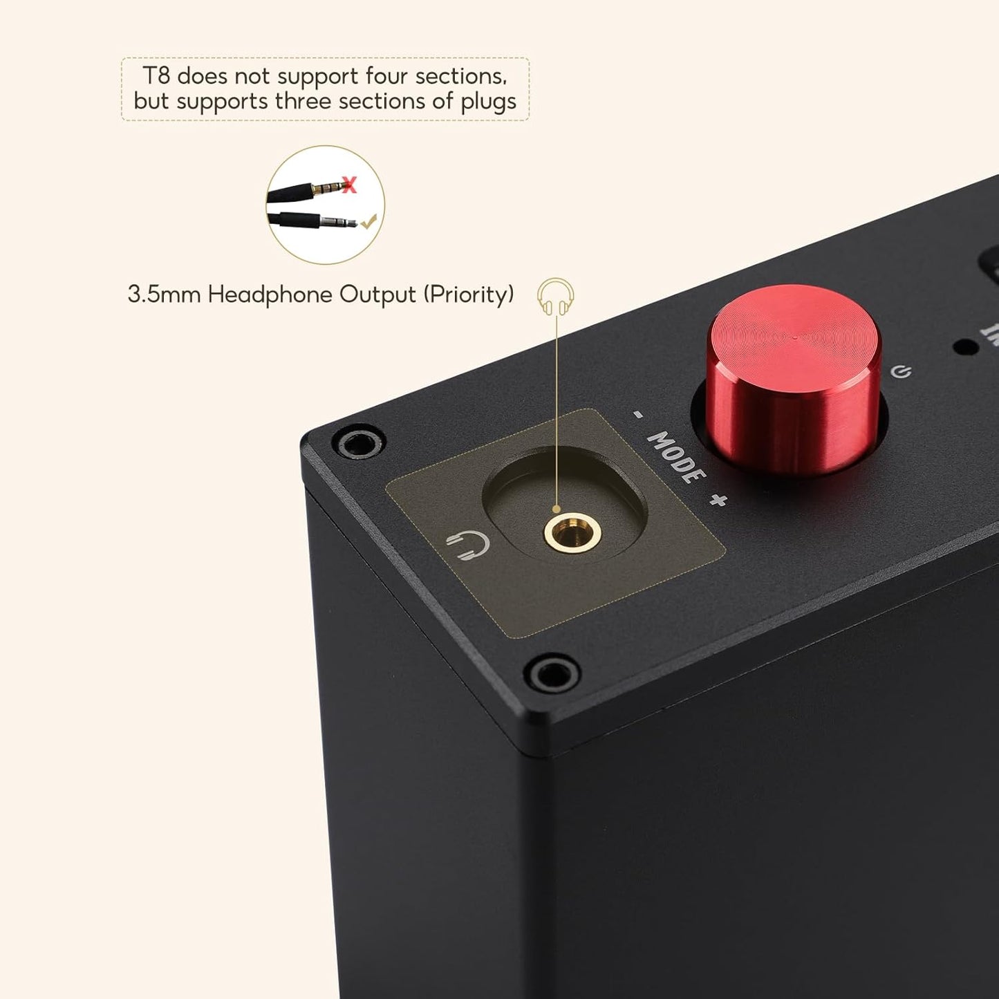 AIYIMA T8 6N3 Digital Tube voorversterker QCC3031 Bluetooth 5.0 voorversterker USB DAC hoofdtelefoonversterker coaxiale optische stereo audio decode ondersteuning APTX
