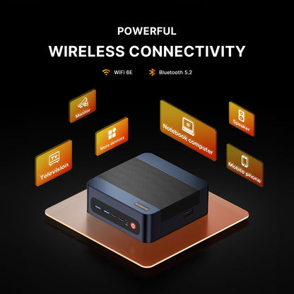 Mini PC – Mini Computer – Mini Desktop – Compact PC – Kleine PC – AMD Ryzen 9 7940HS 5,2 GHz – 32 GB DDR5 RAM & 1 TB PCIe 4.0 SSD