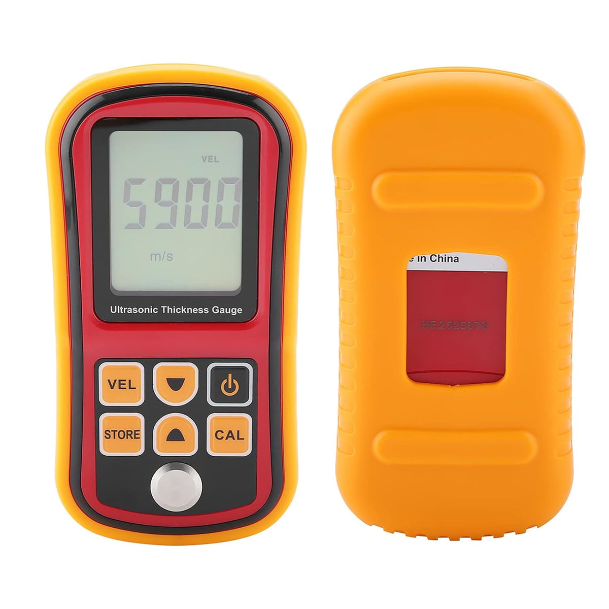 Thickness Meter, GM100 Digitale Ultrasone Diktemeter 1,2-300 Mm Staalbreedte, Laagdiktemeter, LCD-Scherm Met Vier Cijfers En 0,01 Mm Resolutie