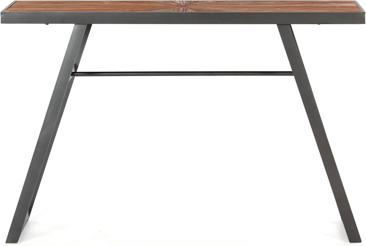 Console 120 x 35 x 77 cm, Madera/Metal