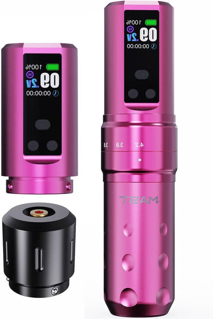 Draadloze Tattoo Pen – Tattoo Machine – Rotatie Tattoo Gun – Tattoo Pistool – Professionele Tattoo Tool – 7 Instelbare Slaglengtes – 2000mAh Batterij Met OLED Display