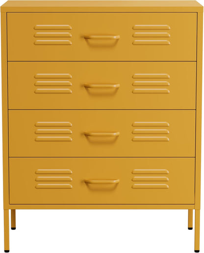 Chest of drawers - Locker cabinet - Wardrobe - Chest of drawers - Storage cabinet - Industrial cabinet with drawers - Metal Cabinet for Bedroom - 80x40x100cm (LxWxH) - Powder coated steel - QUORE
