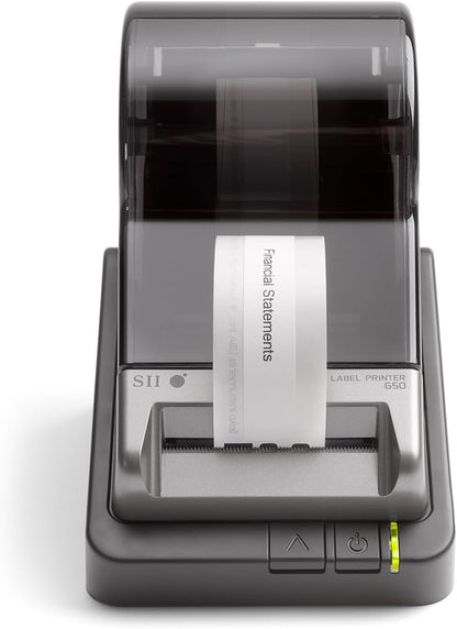 Seiko Instruments SLP650-EU Smart Label Printer, zwart, zwart
