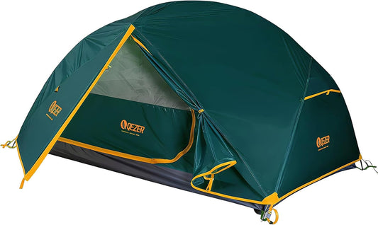 Campingtent, ultralichte koepeltent, waterdicht en winddicht, geschikt voor drie seizoenen, compact formaat, ideaal voor wandelen, kamperen en buitenactiviteiten
