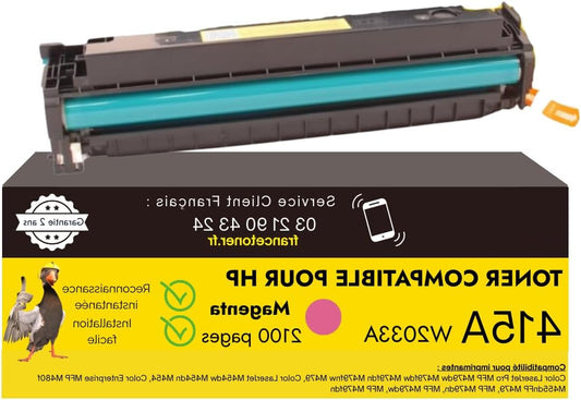 Magenta Tonercartridge – Toner Cartridge – Printercartridge – Laserjet Toner – Toner Cartridge Met Chip – Hoge Printcapaciteit – Eenvoudige Installatie