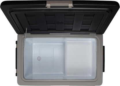 Steamy-E Single Zone 55 Roller, Elektrische Compressor Koelbox op Wielen, 55 Liter, Zwart, 12V/230V, voor vriezen en koelen van -20 tot +20, ideaal voor op de camping