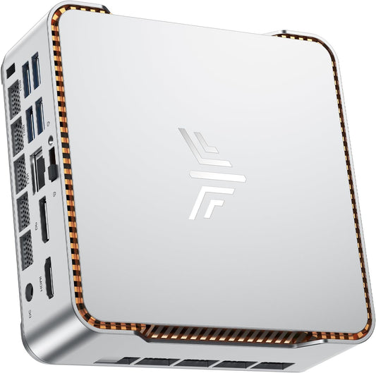 NiPoGi Pinova P2 Mini PC W-11 Pro Ryzen 3300U (up to 3.50GHz) 16GB DDR4 1024GB M.2 SSD, Mini Desktop Computer for Office/School/Home, Triple 4K, HDMI 2.0, DP, Type-C, Double WiFi, 28W TDP - QUORE