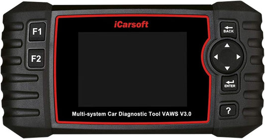 iCarsoft VAWS V3.0 professioneel en krachtig diagnostisch apparaat voor Audi/VW/Seat/Skoda-voertuigen met OBD II, scherm 10 cm/4,0 inch TFT LCD