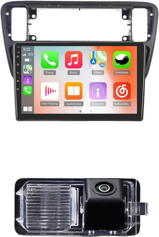 Autoradio met GPS Navi + AHD achteruitrijcamera voor VW UP! e-up! e-Load Up 121 122 123 BL1 BL2 BL3/Seat lbiza lV4 IV IV IV ST Sportcoupe 6J 6J1 6J5 6P1 6P5/citigo E-Citigo/Seat MII e-MIKE I KF