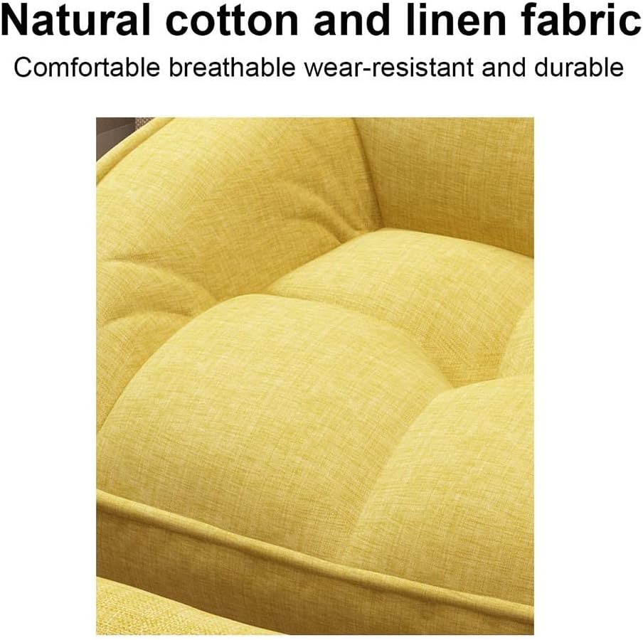 Fauteuil – Loungestoel – Relaxstoel – Leunstoel – Zetel – Gestoffeerde Zitting – Inclusief Voetenbank – Modern Design