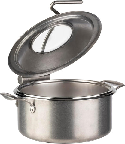 APS 12342 Chafing Dish Orbit, 4-delige set Ø 30,5 cm, H: 17,5 cm18/8 roestvrij staal, vintage look
