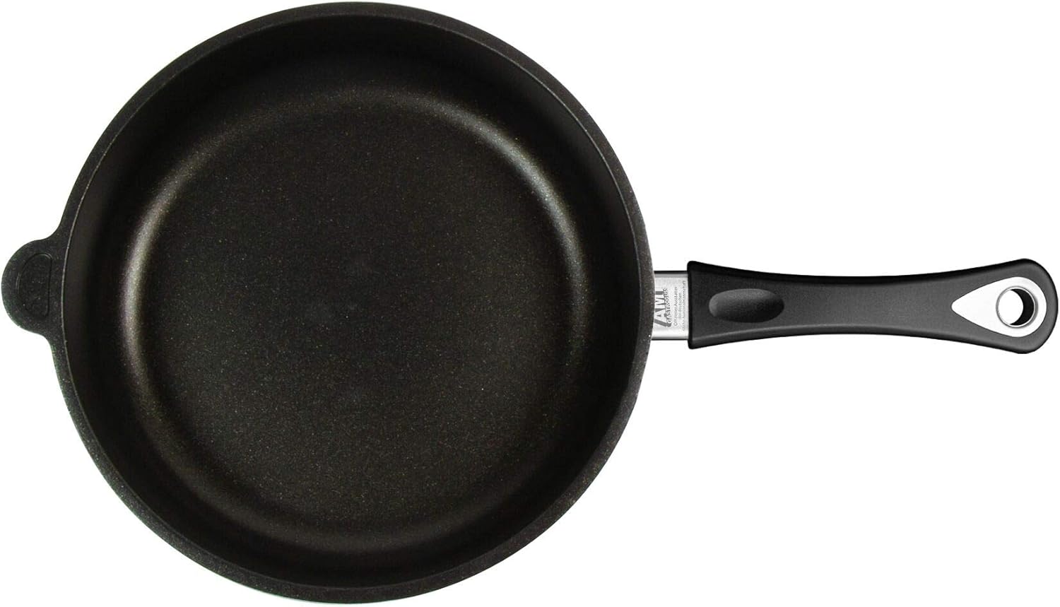 AMT Gastroguss Frying pan, 28 cm diameter, 7 cm high, sturdy handle, suitable for induction, Lotan® non-stick coating, cast iron pan (cast aluminium), AMZN-I-728 - QUORE