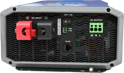 EPEVER IPower-Plus serie IP3000-22 Plus, 3000W 24VDC naar 230VAC zuivere sinusspanning omvormer met LCD display, ideaal voor off-grid huishoudelijke noodverlichting, voertuig gemonteerde systeem enz.