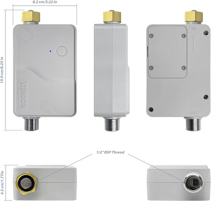 ECOWITT Tuinsproeier irrigatie timer WFC01, automatische bewateringstimer, druppelirrigatiesysteem, landbouw zelfbewateringssysteem voor planten met waterdichte regeling, watertimer + hub GW2000 +