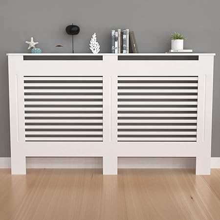 Radiatorombouw – Radiatorkast – Radiatorafdekking – Verwarmingombouw – Radiatorbekleding – Extra Groot Formaat – Dik MDF Materiaal