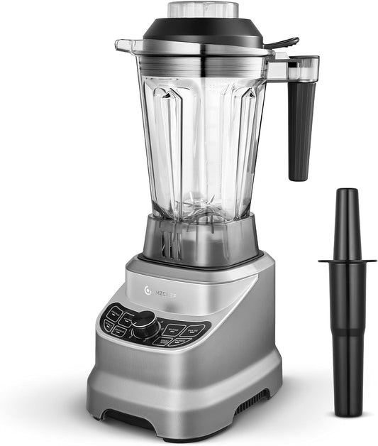 AMZCHEF 1800 W blender met 8 instelbare snelheden mixer krachtige mixer 1,85 l BPA-vrij & 4 programma's professionele blender voor shakes, smoothies, ijscrushen, bevroren vruchten