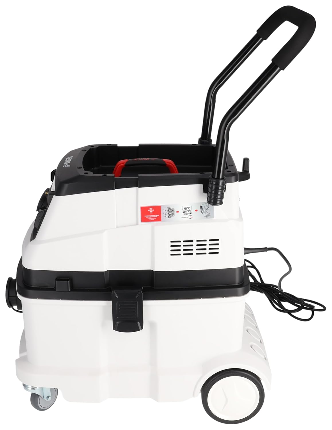 DEDRA Bouwstofzuiger met automatische filterreinigingsfunctie DED6609, zelfreinigend filtersysteem, met filterklasse M, instelling van het zuigvermogen, tankinhoud: 40 l