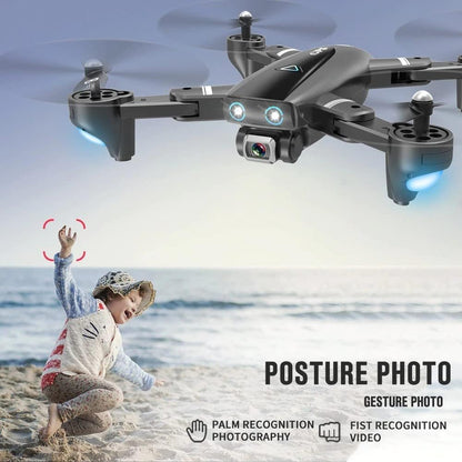 LUXWALLET SKU8890 TT Pro HD Camera 5ghz GPS en Drone met Draag Tas, 30km/h - 500 Meter Afsten, Zwart
