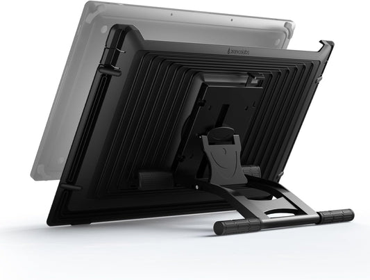 Bureauezel – Tekenezel – Tekenschermstandaard – Monitorstandaard – Bureaustandaard voor 16 Inch Pen Display – Verstelbare Hoek 10° Tot 80° – Quick Release En VESA 75/100