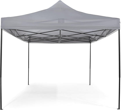 All Seasons Gazebos 3 x 4,5 m, volledig waterdicht vouwpaviljoen, metallic grijs