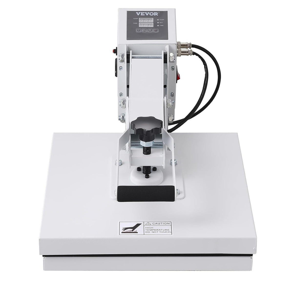 VEVOR Warmtepers, warmtepersmachine voor T-shirts, snel opwarmen, hogedruk-warmtepers 15 x 15, krachtige digitale industriële sublimatieprinter voor warmteoverdracht vinyl