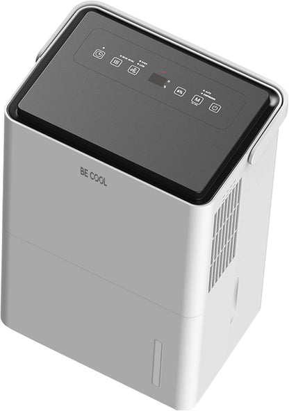 Be Cool BC20LEF2301 luchtontvochtiger 20m² 400W 20 l/dag Wit, Grijs