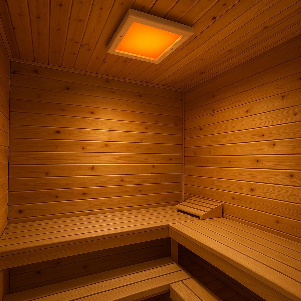 Infrarood Sauna led gekleurd licht met RF afstandsbediening/fuwarm LED sauna chromotherapie voor infraroodcabines