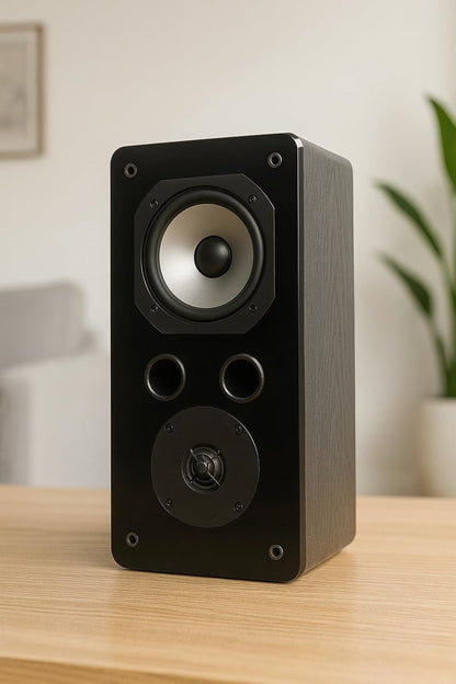 Dynavoice Challenger S-5 Zwart – Set Boekenplank/Wandluidsprekers 2-Weg HiFi met 5,25″ Woofer en Super Audio Tweeter – 100 W Max – Passief Systeem.